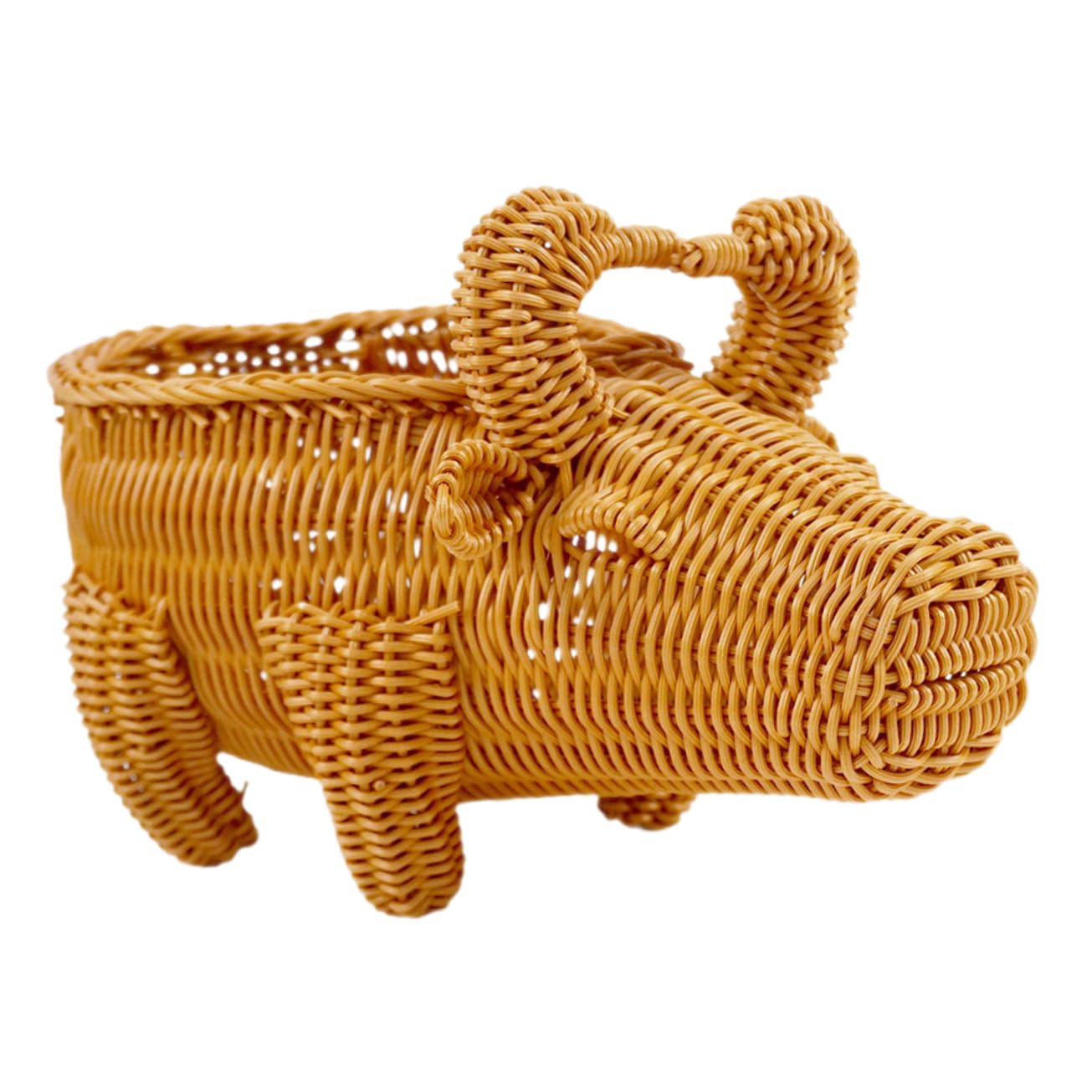 Cabilock Storage Basket Flower Basket Bread Serving Basket Wicker Bread Basket Large Wicker Baskets Horn of Plenty Basket Basket Eggs Basket Willow Tray Pp Rural Grocery Basket
