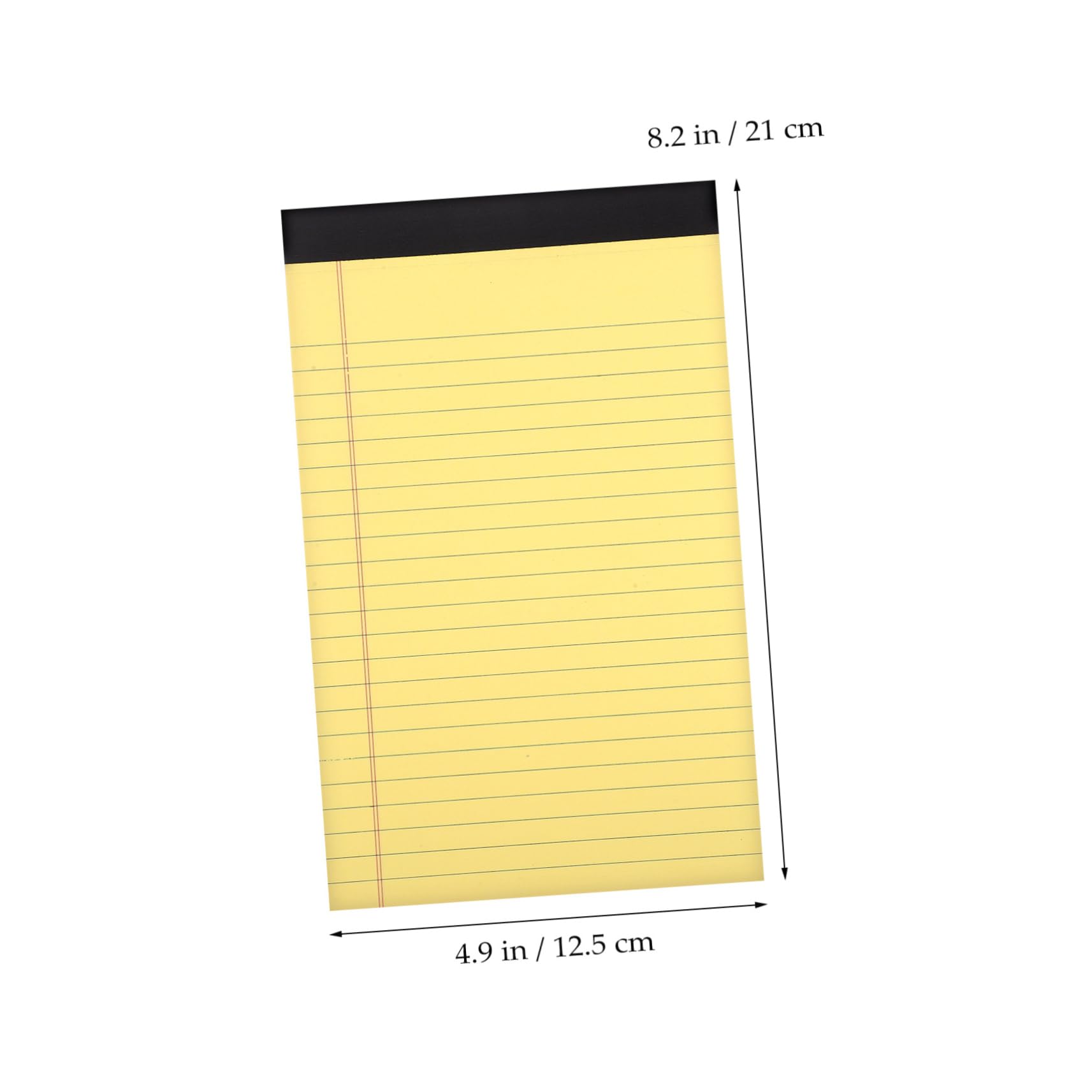 HOMSFOU 10 Stück-Pack Einschulung Deko Notizblock Liniert mit 50 Blatt pro Block Farbige Kleine Notizbücher aus Papier für Bürobedarf und Schreibtisch Notizblock