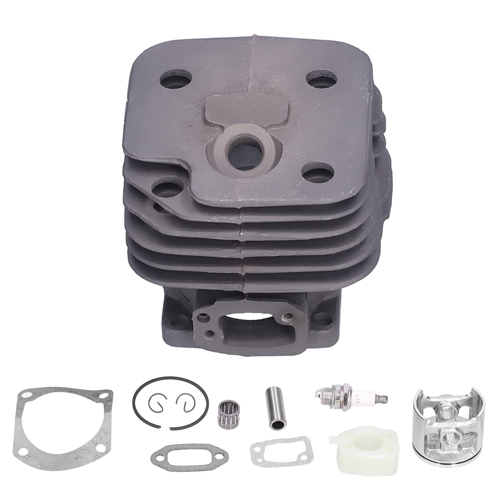 Kit de pistón de cilindro, juego de cilindro de pistón resistente al desgaste, reemplazo de pistón de cilindro resistente a impactos para piezas de motosierra, orificio de