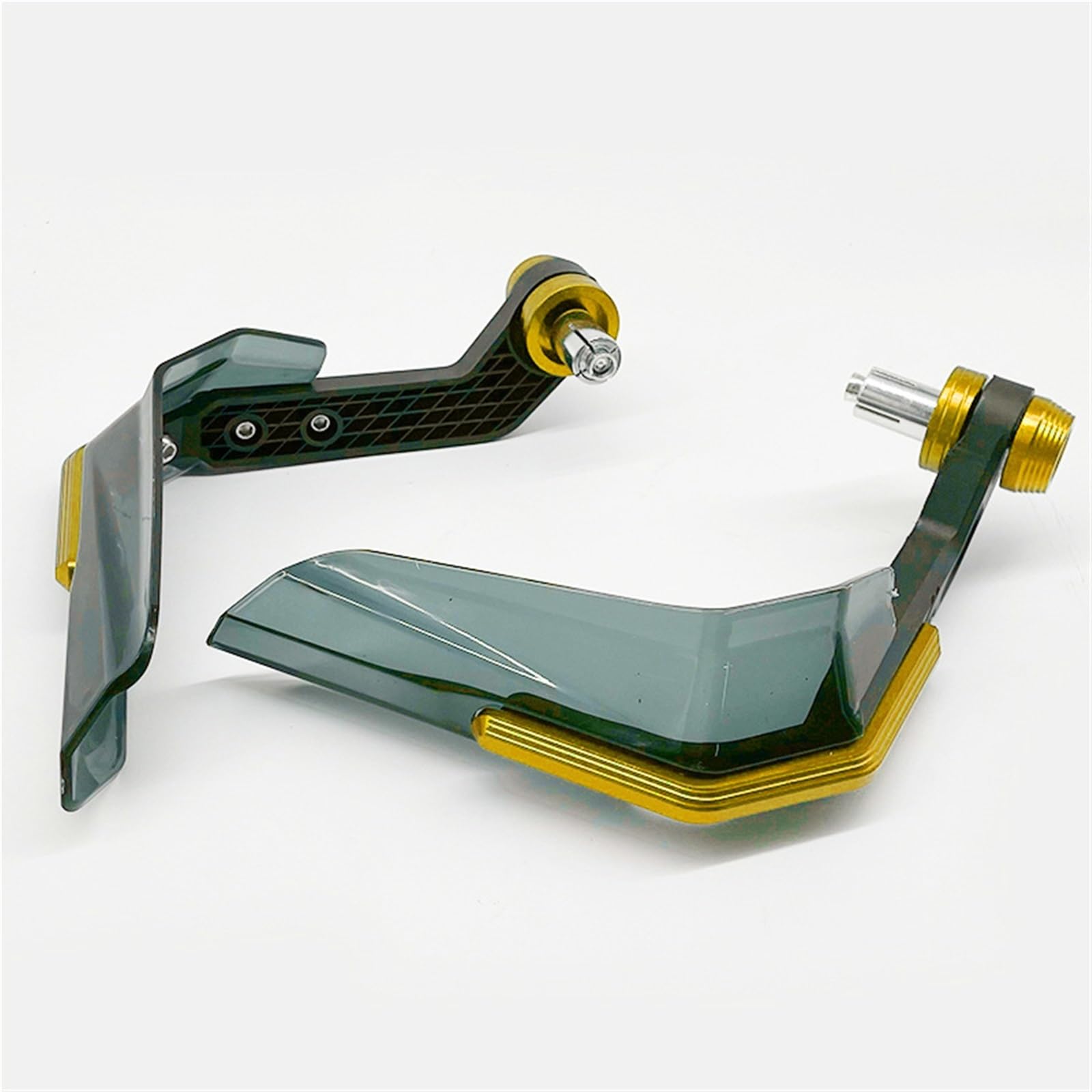 Moto In Lega Di Alluminio + Plastica ABS Manubrio A Mano Protezioni Per YAMAHA(Yellow)