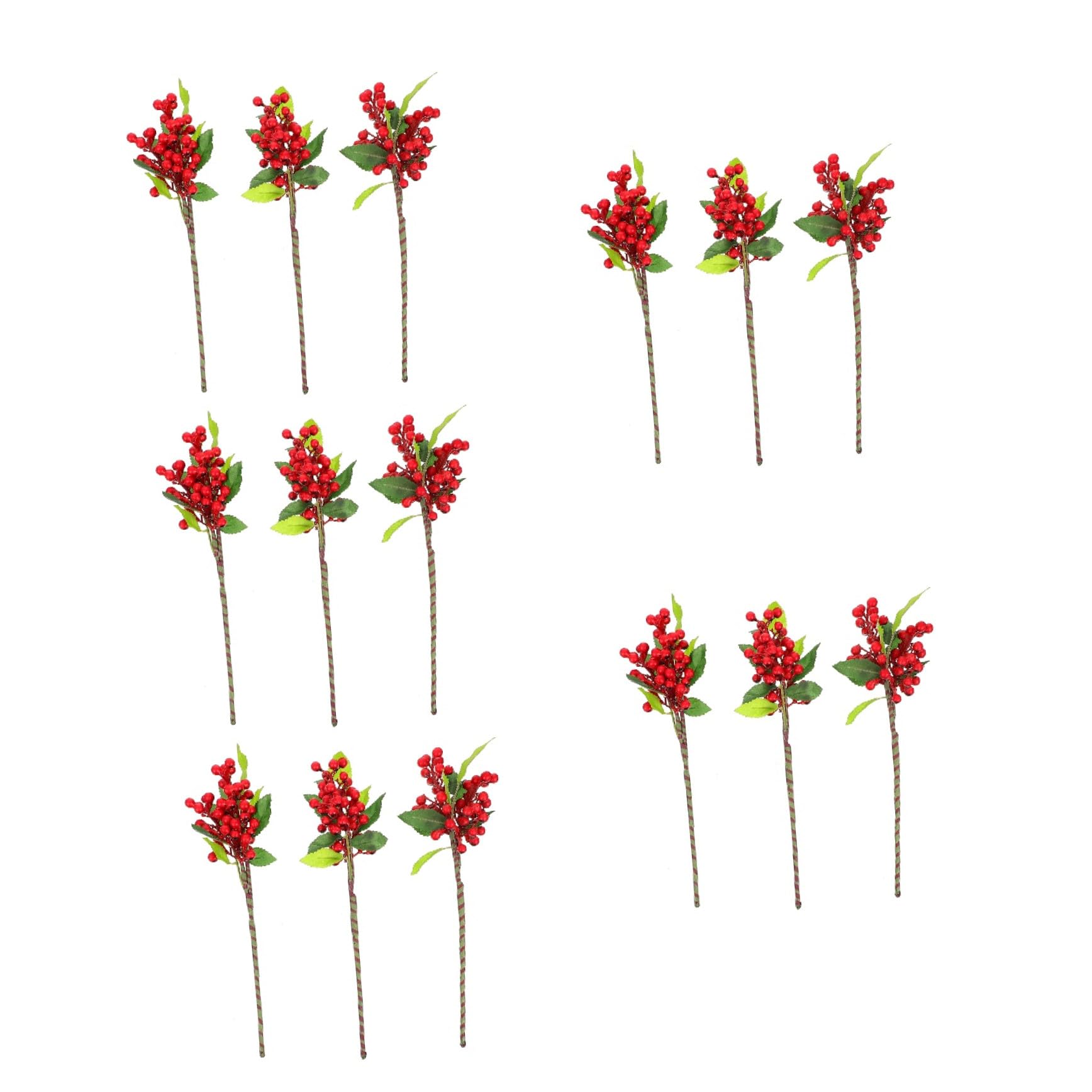 Ciieeo 5 Set Eleganti Decorazioni Natalizie Bacche Mini Bacche Decorazioni Artificiali Bacche Ornamenti Per La Casa Evento Decorazione 3 Pezzi * 5