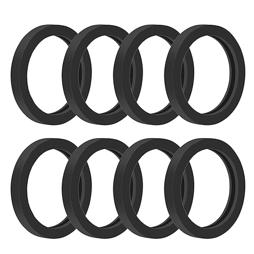 8PCS Gas Can Spout Gasket Seals Replacement Rubber Gaskets Washer Seal O Ring for Universal Plastic 5 Gal 10 20L Fuel Tank Spout