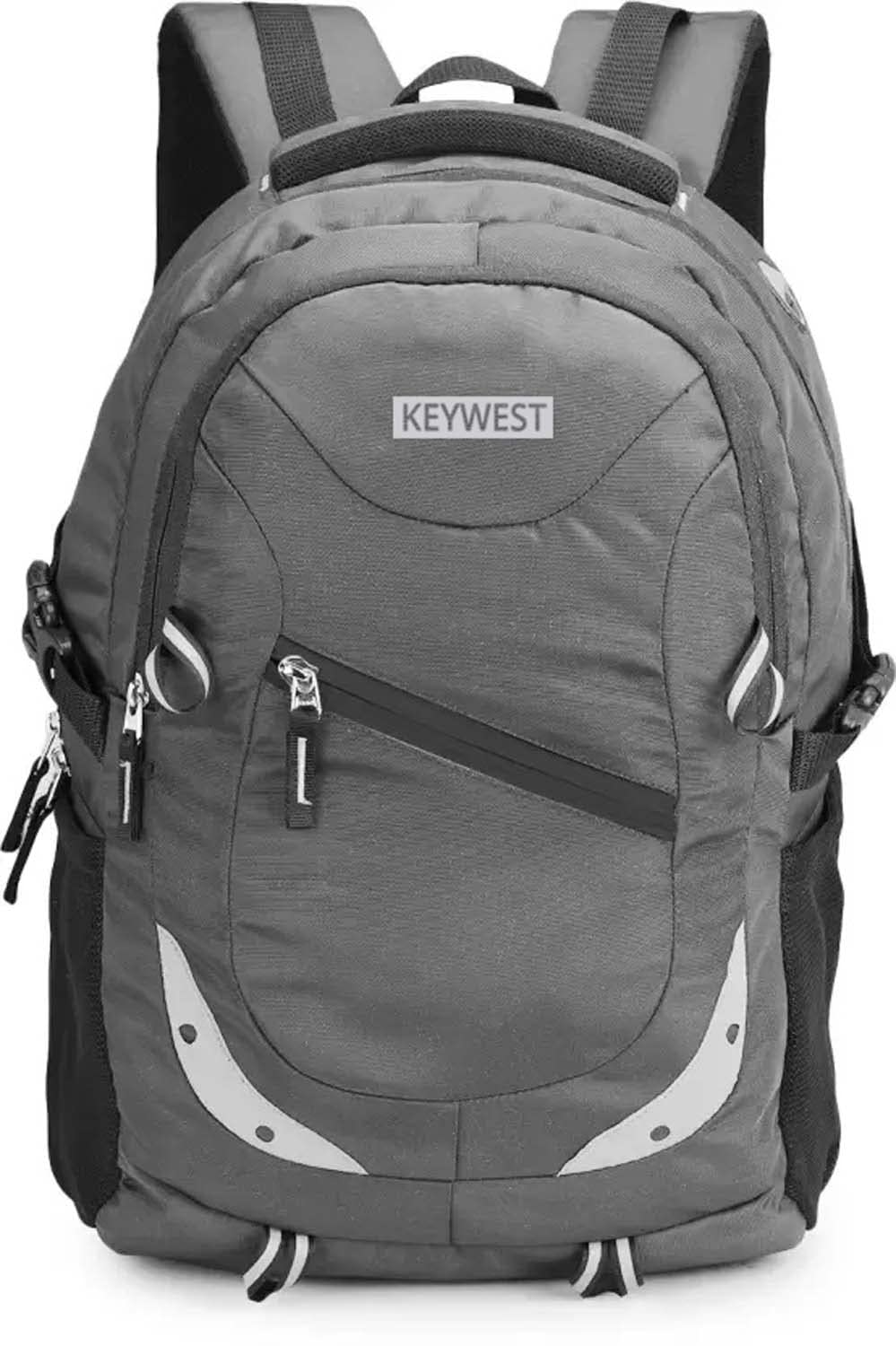 Keywest Sports Laptop School Backpack with Rain Cover (Unisex, 35 L) Grey (B0CTMX411S) Amazon Price History, Amazon Price Tracker
