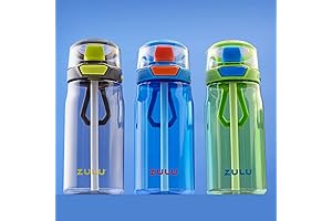 ZULU Tritan Water Bottles for Kids Flex 3 Pack