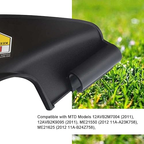 Miniatura 4 de KINTLE 731-07131 Canaleta de descarga lateral compatible con Troy-BuiltMTDCraftsman cortacésped  Pin y resorte están incluidos