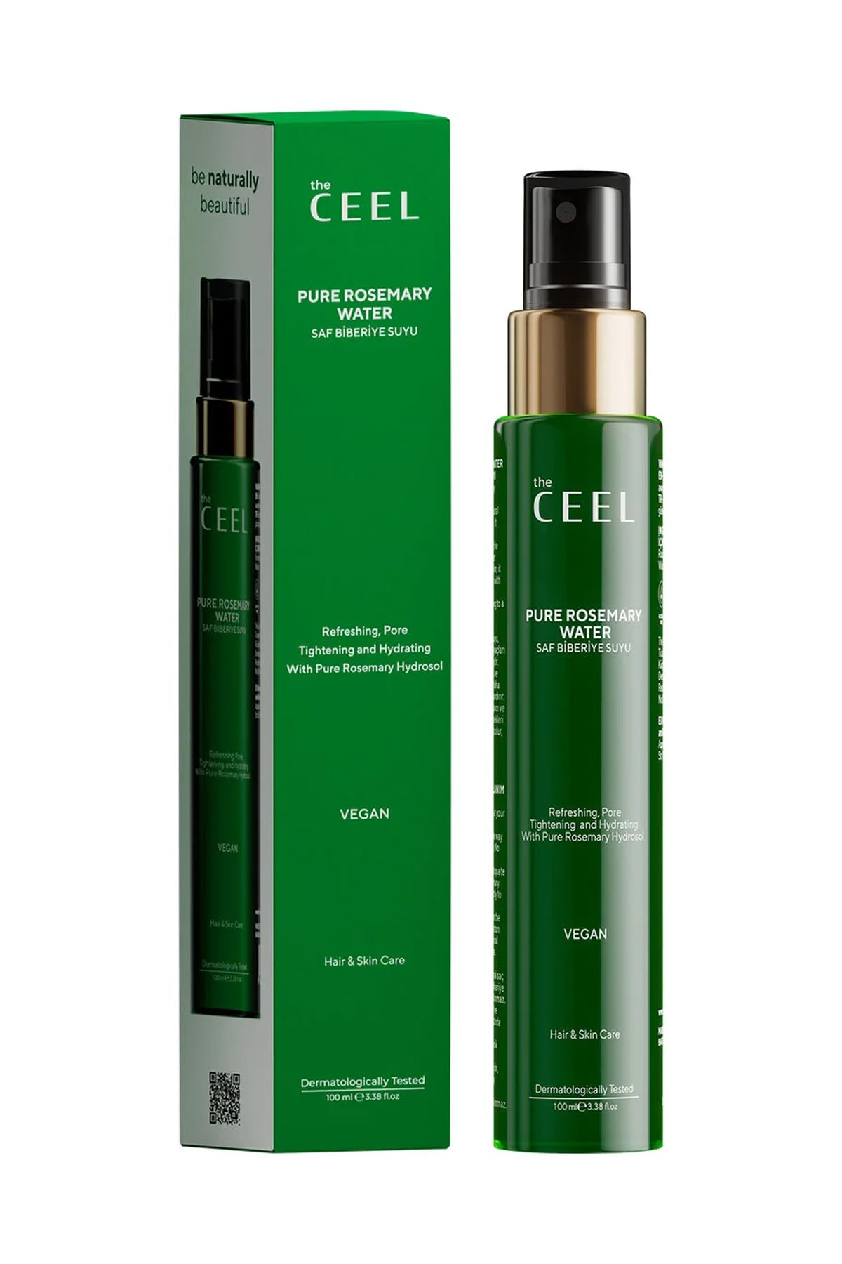 The Ceel Rosmarinwasser 100 ML (1 Stück) Rosmarinwasser Rosmarin Hydrolat