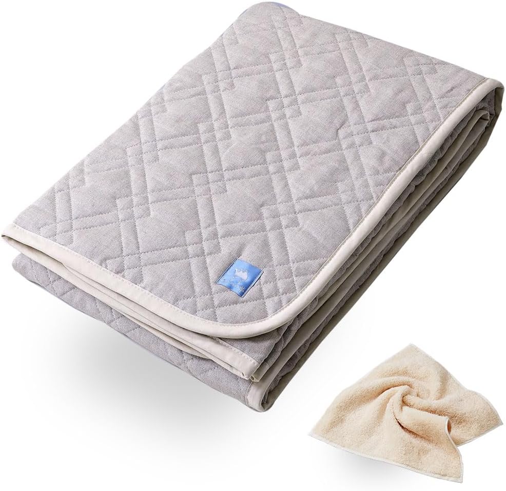 No.13 麻敷パッド 本麻敷きパッド 天然素材 麻わた 麻100% 2枚組 敷き