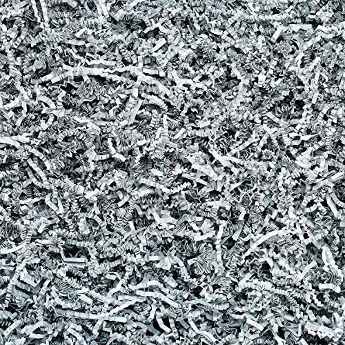 SizzlePak umweltfreundliches Papierfüllmaterial viele Farben 125g-1kg (Silber-grau, 500g)