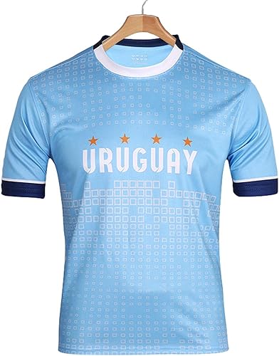 Miniatura 8 de Soccer s for Men, Soccer Athletic Sports Unisex, T-Shirt Tops with Country's English Name, for Football Fans, Breathable and