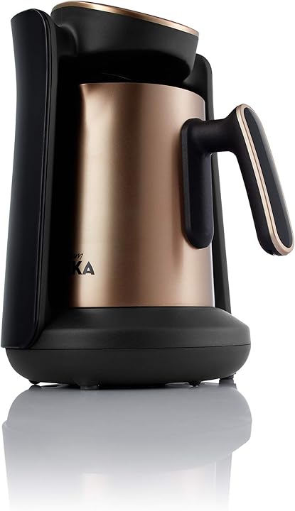 Arzum Okka Arzum OK0010 OKKA Minio Pro Türk Kahvesi Makinesi, 4 Fincan, 480W, 16.5x16x22.5 cm, Paslanmaz Çelik, Bakır
