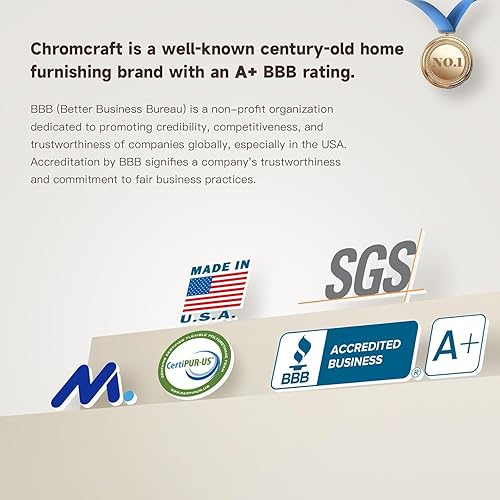 Miniatura 5 de Chromcraft Douglas - Juego de 4 sillas de comedor informales, clásicas, giratorias, de tela inclinable, con ruedas, brazo de madera, base