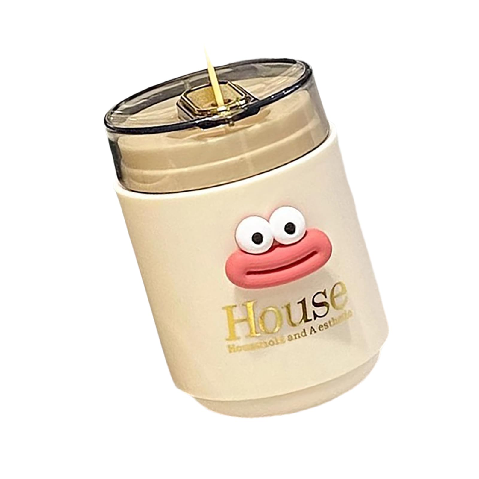 Carotoe Gold Toothpick Dispenser Toothpick Case Popping Up Organizers Home Table Accessory Jar For Pp Case