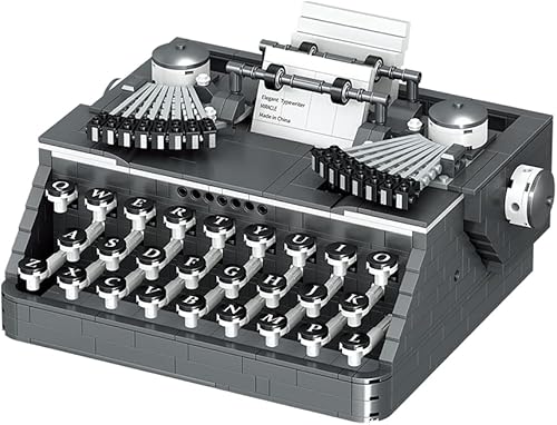 Miniatura 9 de Ulanlan Decoración del hogar, juego de construcción para adultos, kit de construcción de fonógrafo, mini bloques de construcción de bloques