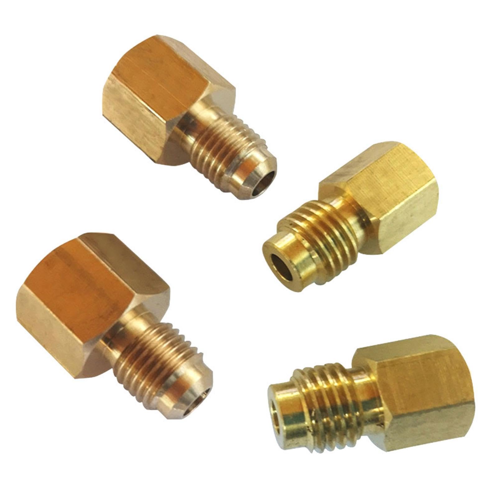 Adaptateur Laiton R134A W21 Vers 1/4 SAE – Raccord Réfrigérant R32/R134A Climatisation & Frigo