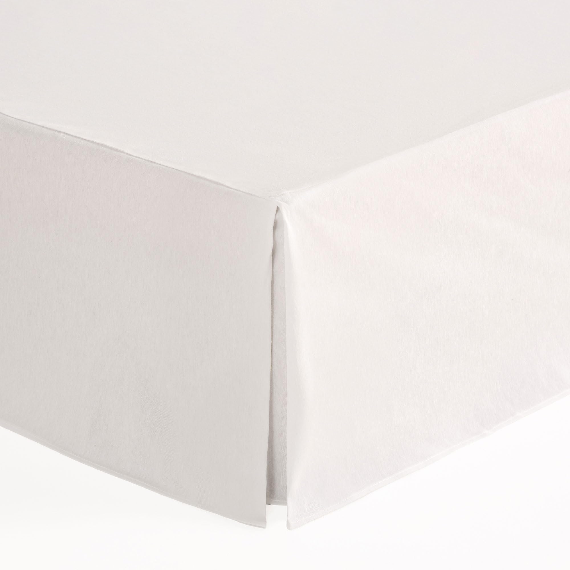 Gamusi White Bed Cover 150 X 190 / 200 Cm Bed Base Cover 150 Cm –