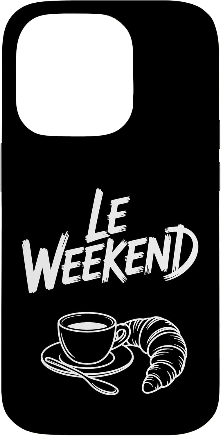 Cool Croissant Art for Men Women Kids French Croissant Lover Case for iPhone 14 Pro