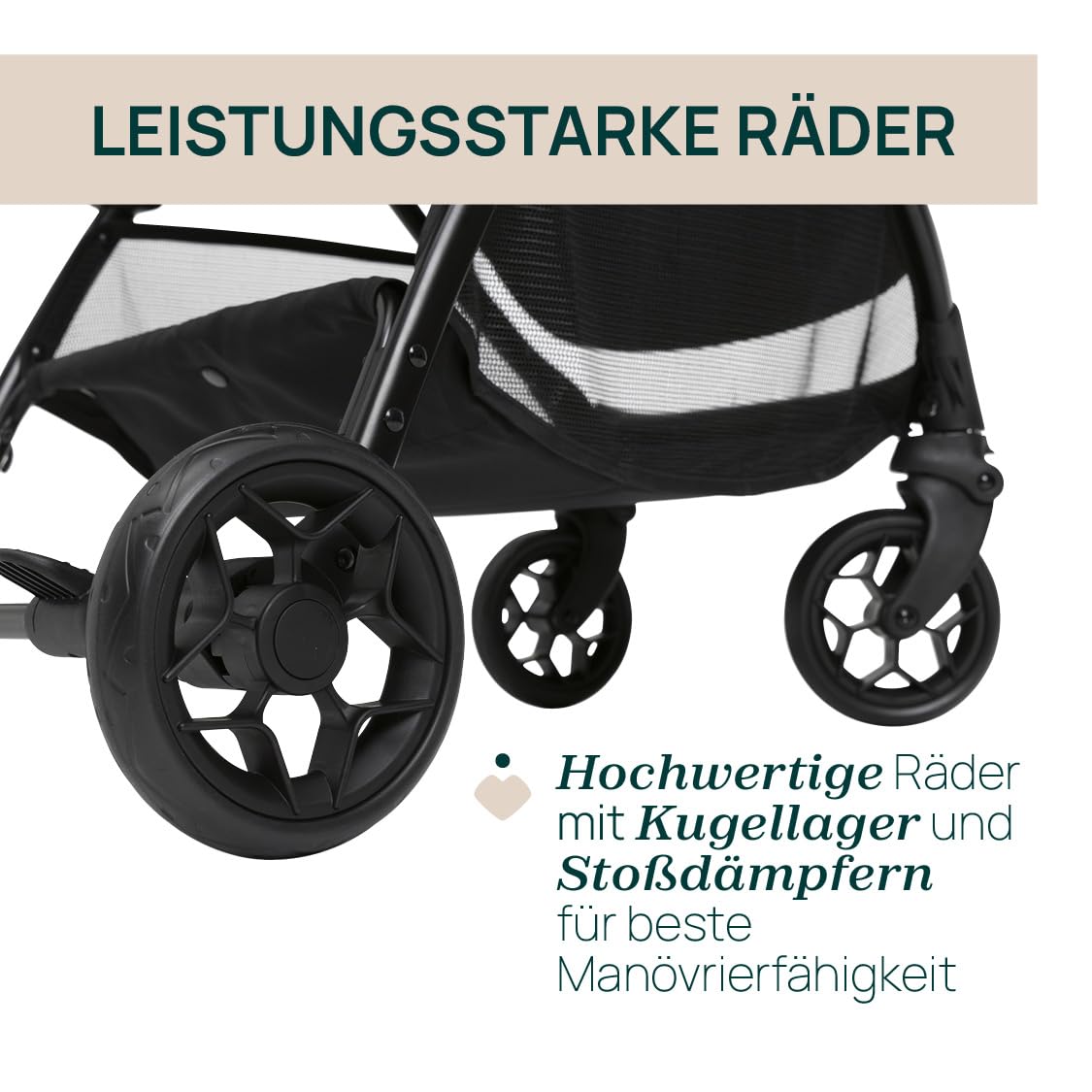 Poussette légère CHICCO Glee, pratique et légère, fermeture automatique, siège large et confortable, roues de haute qualité, dossier réglable, canopy solaire, jusqu'à 22 kg, noir