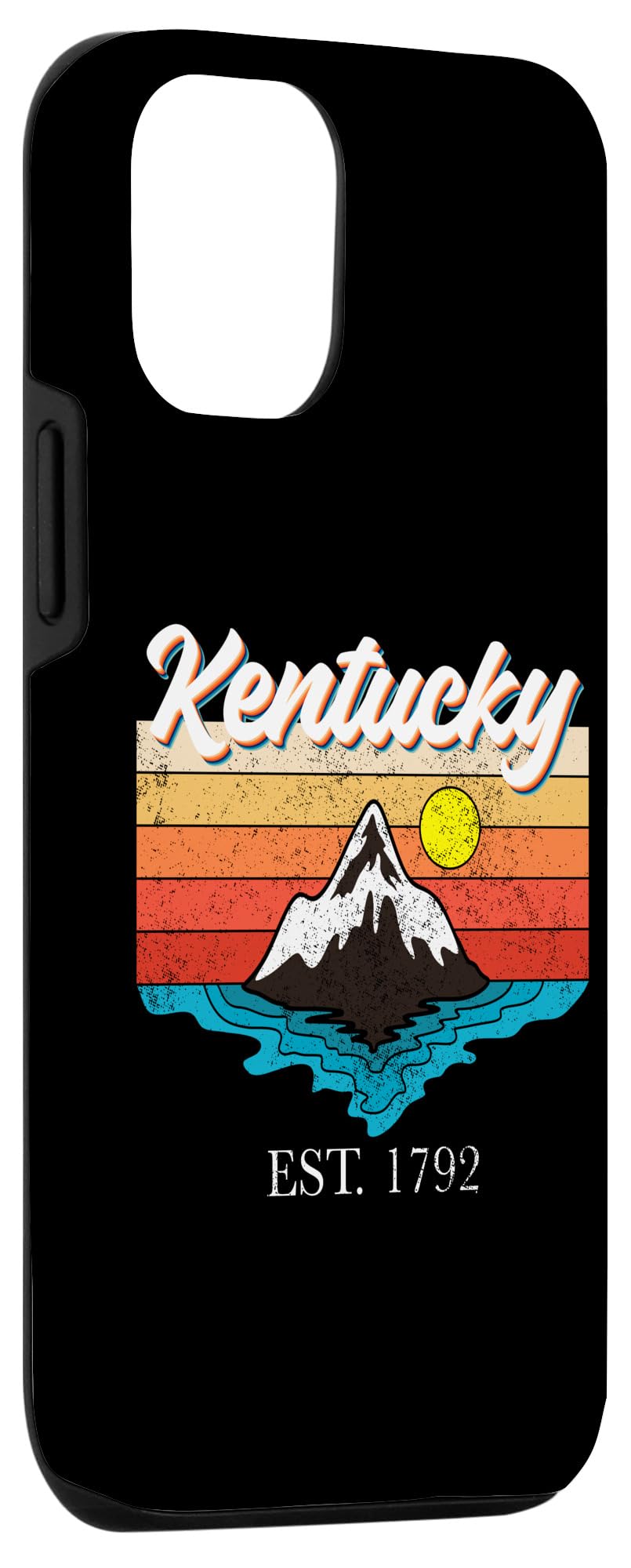 iPhone 14 Kentucky Home Town Vintage Sunset USA Vacation Case - Image 3