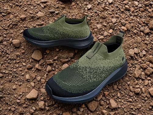 Image of Neeman's Blend Knit Slip-On Sneakers for Men | Stylish Casual Shoes with Padded EVA Insole | Breathable Lightweight Footwear | Everyday Sneaker for Boys