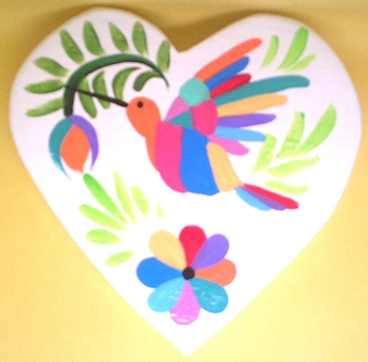 Otomi Native Mexican Handmade Wood Birds Wall Decor, 3 Piece Set - Image 6