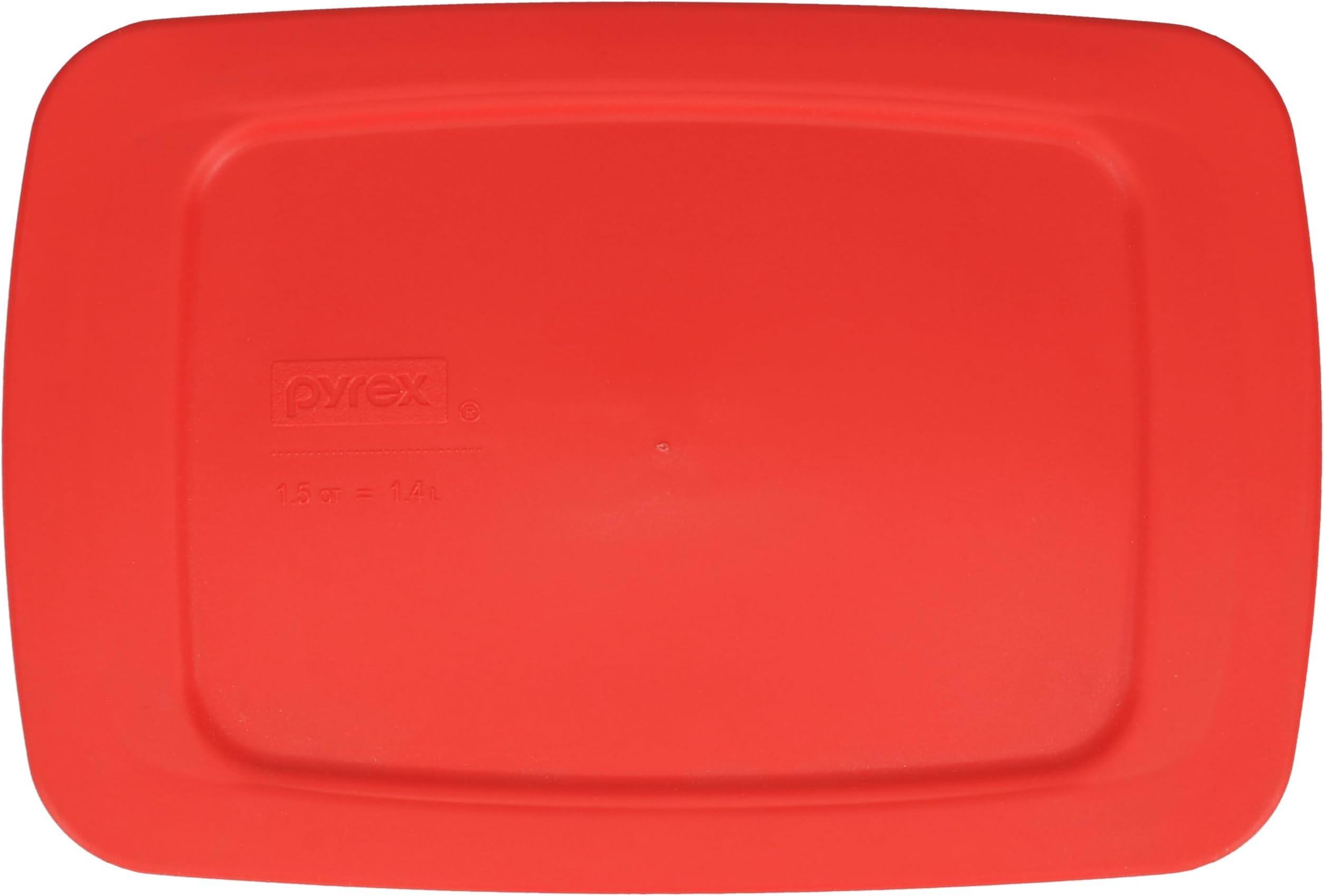 Pyrex C-213-PC 1.5qt Easy Grab Red Lid - Made in USA