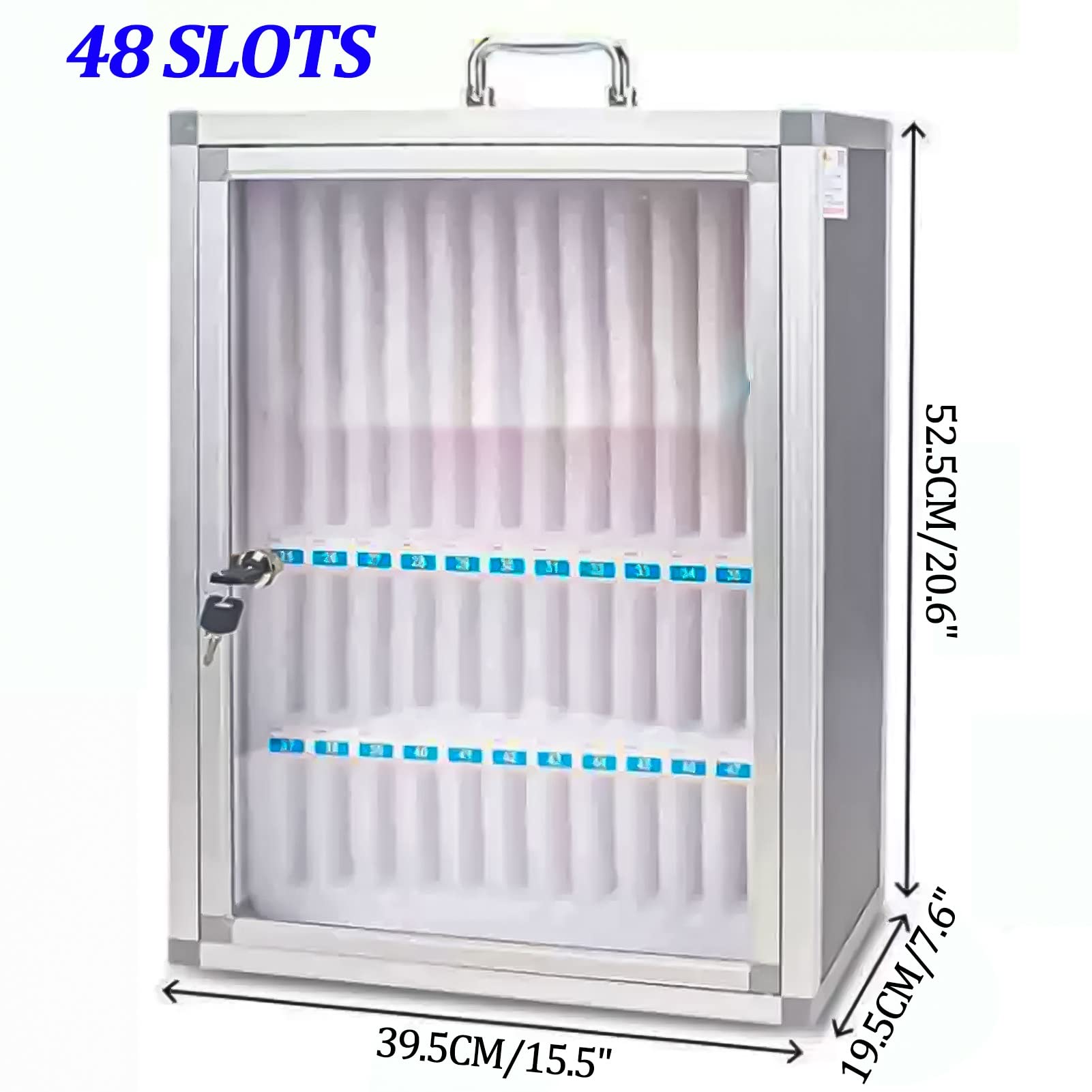 Scatola di sicurezza for telefono, scatola con slot, archiviazione for ufficio, organizzazione e archiviazione in classe, scatola di stoccaggio a parete, scatola di stoccaggio for supporto telefoni (c