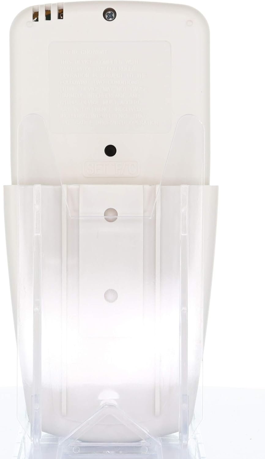 Anderic RR7096T remote control in its wall mount bracket