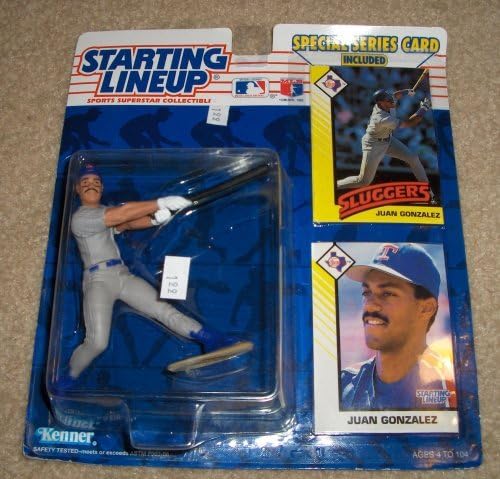 1993Juan Gonzalez MLB partida Lineup por la línea de salida Up