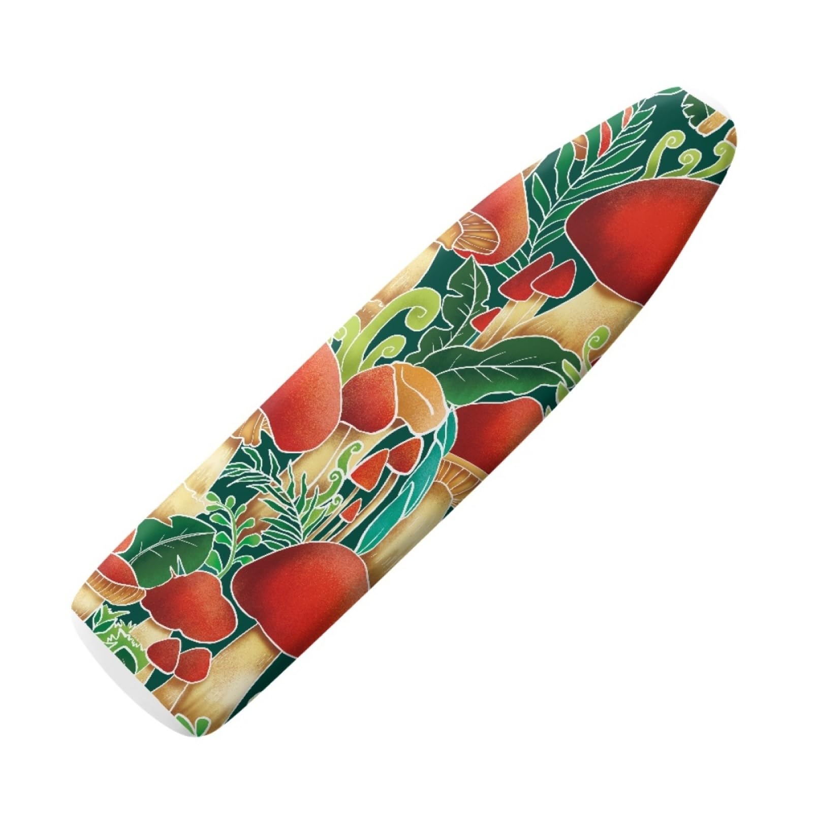 Ironing Board Covers Red Green Plants Iron Board Covers and Pad Thick Resist Scorching and Staining Thick Easy Fit Iron Cover Adjustable Elastic Rope Ironing Boards Cover 140x50cm