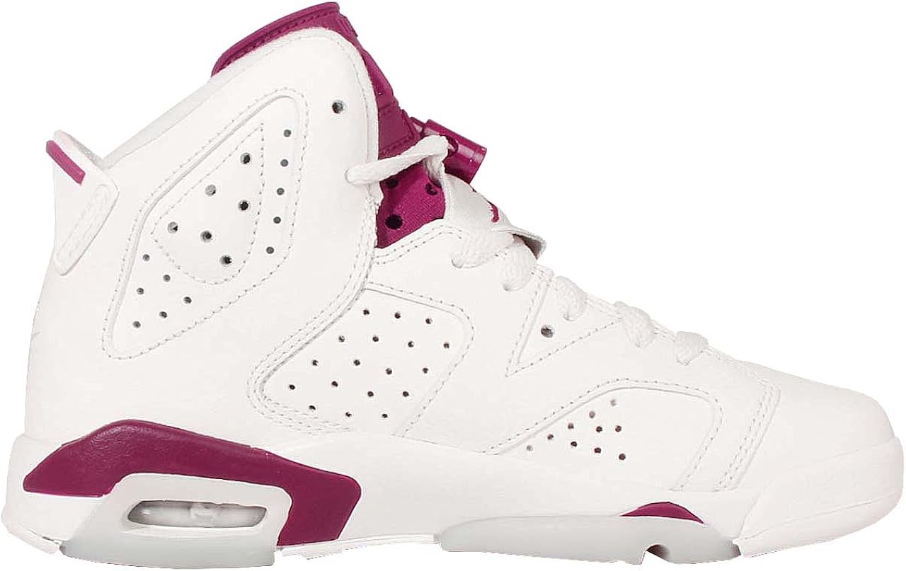 Amazon.com: Jordan Air 6 Retro BG, color blanco roto/granate nuevo, tamaño  juvenil 5 : Ropa, Zapatos y Joyería