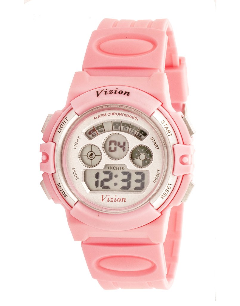 Vizion Digital Multi-Color Dial Sports-Alarm-Backlight Watch for Kids-W-8022095-3 (B01MZB1QCH) Amazon Price History, Amazon Price Tracker