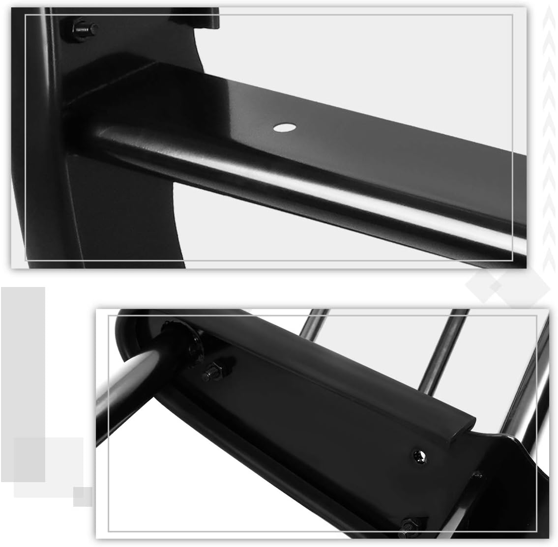 Compatible with Dodge Ram 1500 Sport 99-01 Front Bumper Brush Grille Guard Protector,Black
