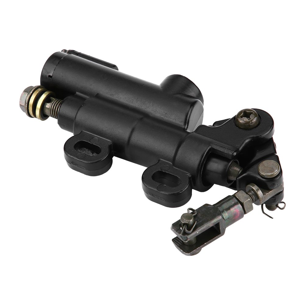 Bediffer Rear Brake Master Cylinder Pump,Aluminum Alloy Motorcycle Rear Brake Hydraulic Master Cylinder Pump Fit for,Black