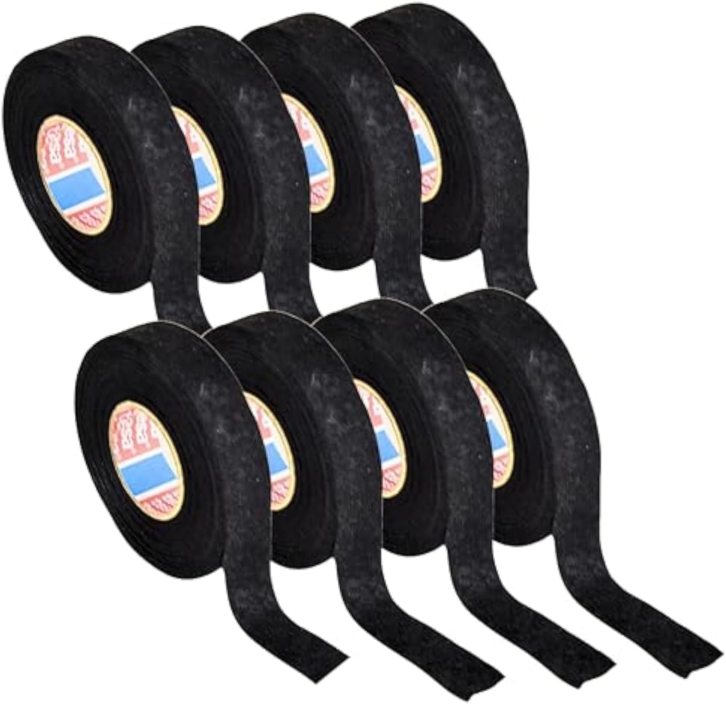 Tesa H5160803 Wiring Harness Loom Tape 19 mm x 15 m Roll, Pack of 8