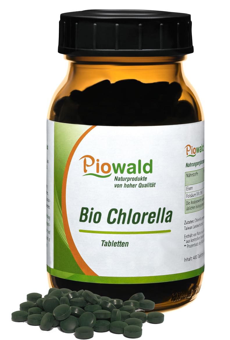 Piowald BIO Chlorella - 400 Tabletten/160g