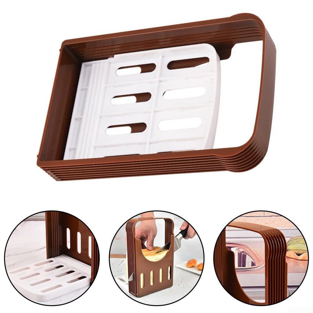 Affettatrice Pane Manuale Pieghevole - Taglia 4 Spessori Diversi Per Panini E Toast - Foto 8