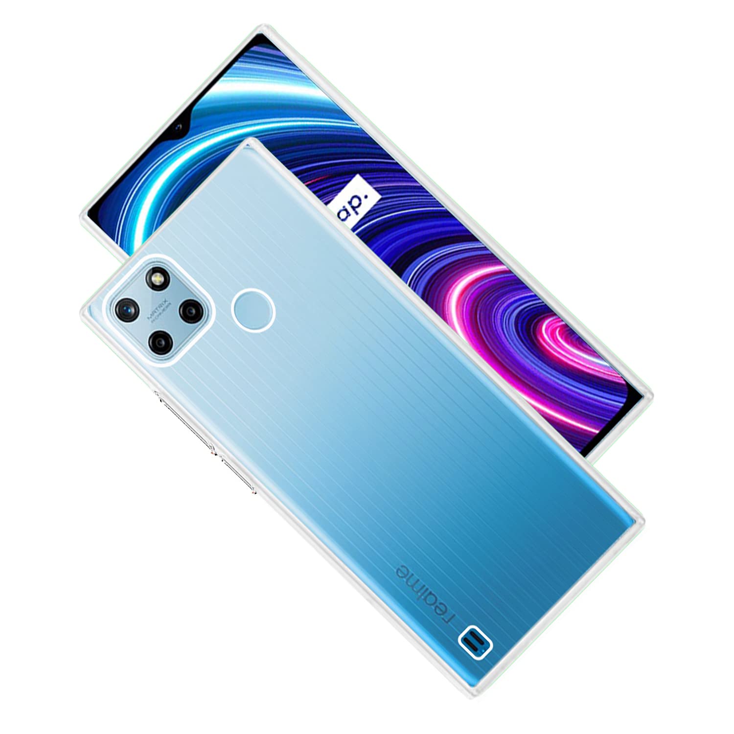 HELLO ZONE Exclusive Soft Transparent Crystal Clear Back Cover Back Case Cover for Realme C25Y | C21Y (B09PRP37BD) Amazon Price History, Amazon Price Tracker