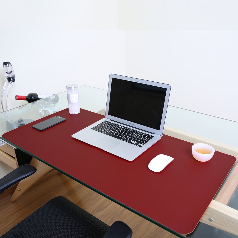 Sous Main Bureau Cuir,Tapis De Bureau Cuir,Étanche Grand Tapis De