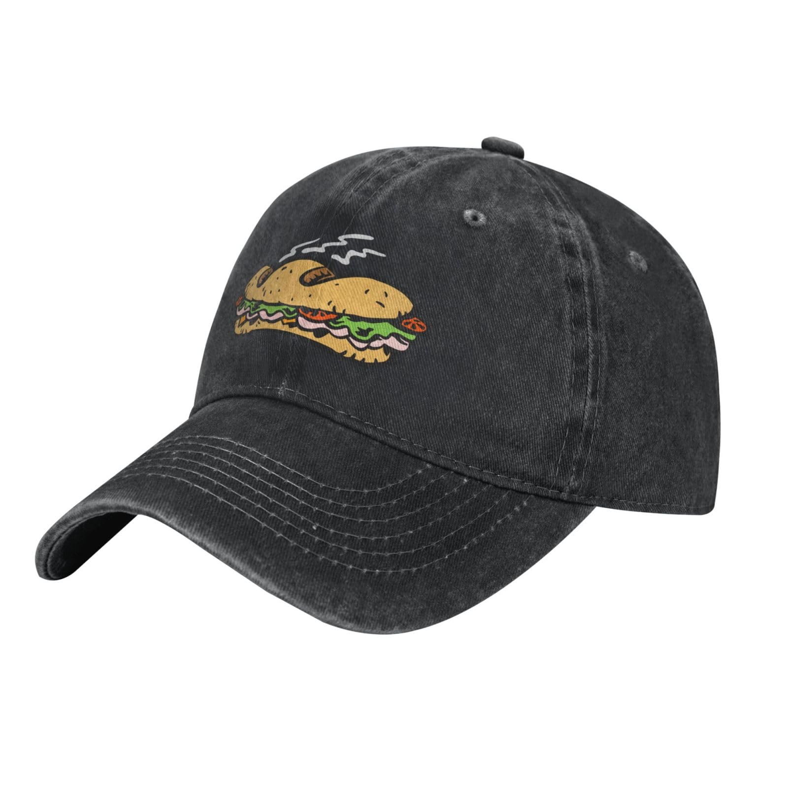 Subway Sandwich Funny Vintage Baseball Cap For Men Women