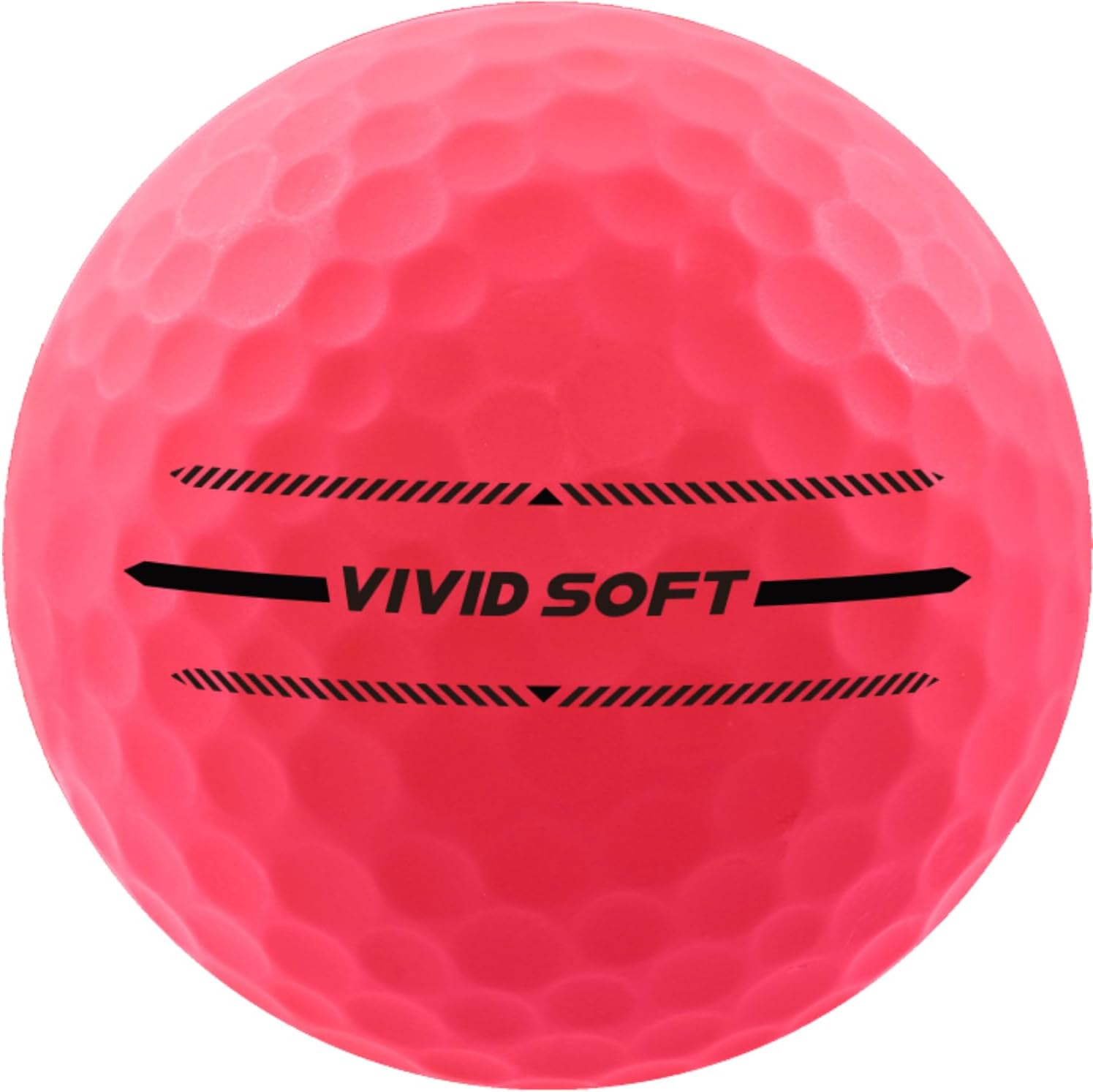 Volvik Vivid Soft Golf Balls (One Dozen) (Pink)