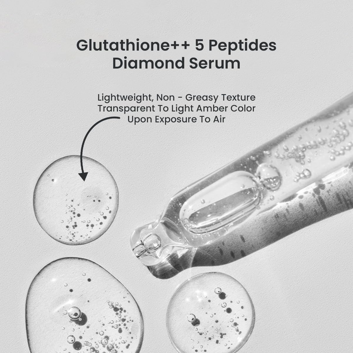 Glutathione Serum with 5+Peptides -20,000ppm Glutathione brightening 50X dark spot Serum for Face- Hyperpigmentation Serum, Anitoxidants B3,B5 C E Niacinamide fights Aging Signs [5 serum in 1] - Image 9