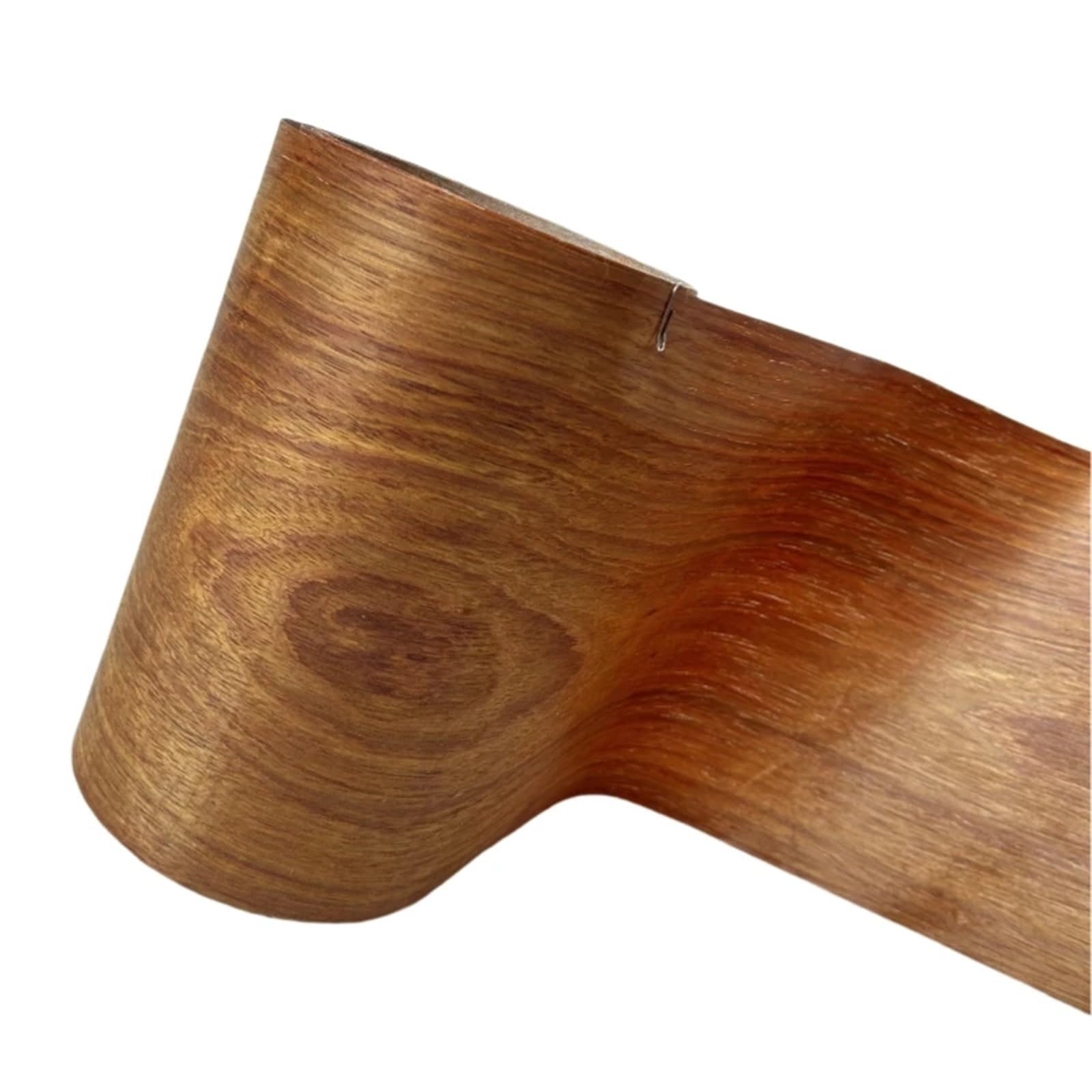 Rollo De Chapa De Madera Láminas De Chapa Palisandro Amarillo 24 X 250 Cm For Bricolaje, Guitarras, Altavoces Estéreo, Armarios Y Artesanías En Madera. Rollo Roja