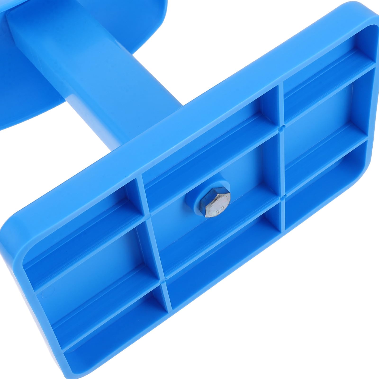 ibasenice Tabouret de Pédicure Pratique en Plastique Bleu, Repose-Pieds Compact et Portable pour Salon Manucure Pédicure, Matériel Fiable pour Professionnels