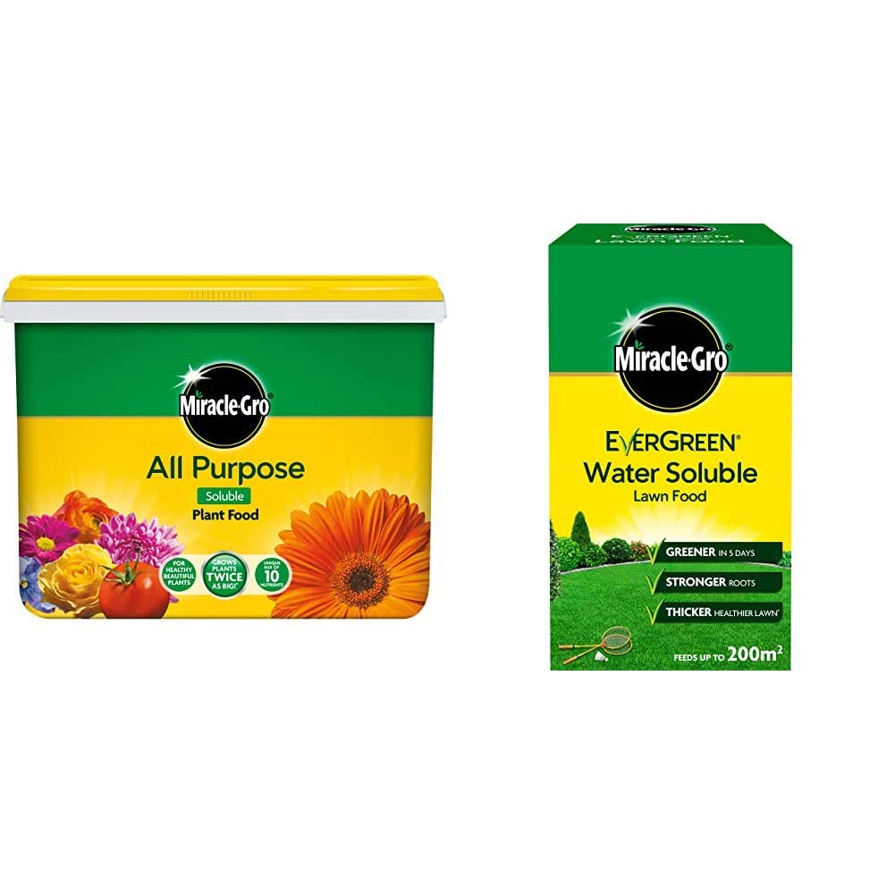 All Purpose Water Soluble Plant Food Tub, 2 kg & Water Soluble Lawn Food, 1 kg