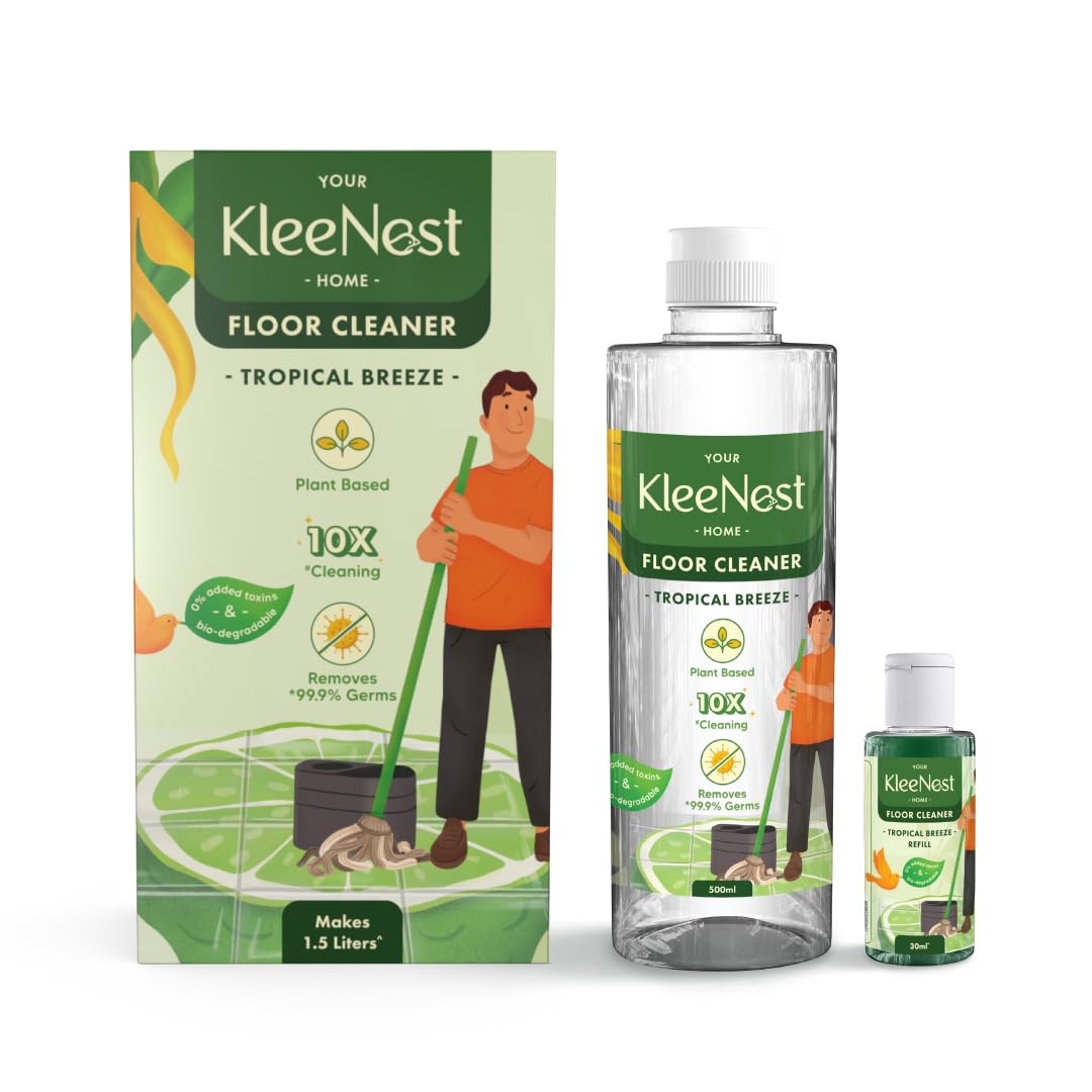 See full amazon price history chart for Kleenest Floor Cleaner Liquid |1500ml made by 90ml Concentrate Starter Kit| Tropical Breeze| 10x Clean, 99.9% Germ Removal| Plant Based, Non-Toxic, Kids & Pet Friendly| Fragrant Cleaner for All Floor Kleenest Floor Cleaner Liquid |1500ml made by 90ml Concentrate Starter Kit| Tropical Breeze| 10x Clean, 99.9% Germ Removal| Plant Based, Non-Toxic, Kids & Pet Friendly| Fragrant Cleaner for All Floor (B0CRV5GHK6) Amazon Price History, Amazon Price Tracker