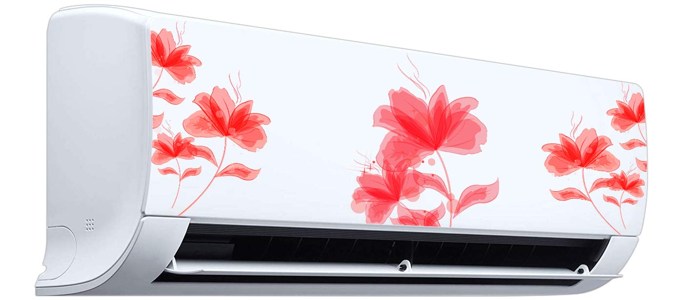 Decopix 'ac Sticker Fridge Sticker Wall Sticker Split Ac Stickers Air Conditioner Sticker - Standard Size (Fit for All Models/Sizes/Brands) (Vinyl, Multicolor)' - Sm6006