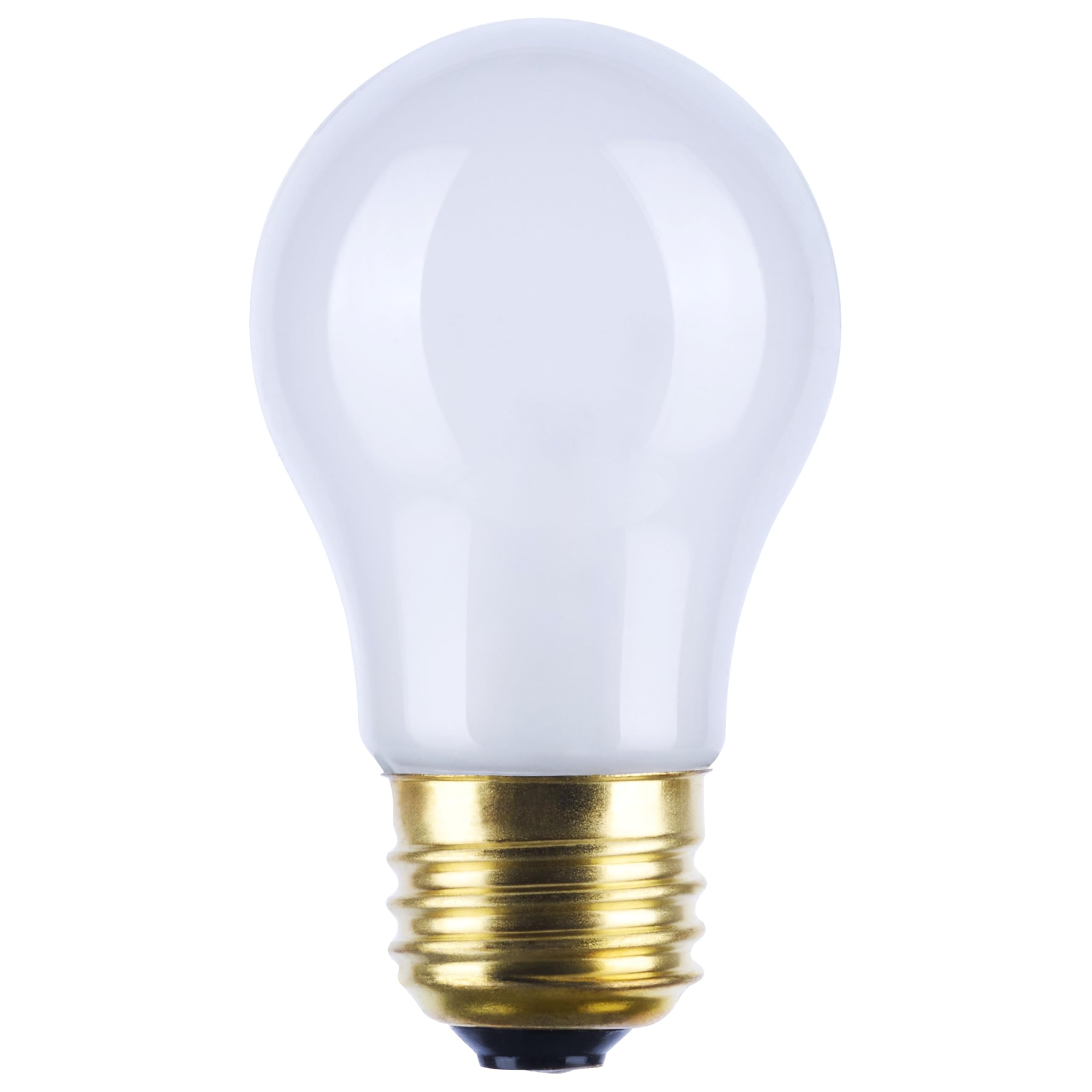 Photo 1 of Satco S4881 130V Shatterproof Medium Base 40-Watt A15 Light Bulb, Frosted