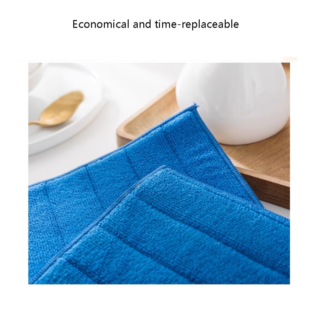 Secar rápidamente Toallas de Cocina de Fibra Ultra Microfiber Cleaning Cloth Blue 6.7x9.4in 3/6/9 Pcs(9)