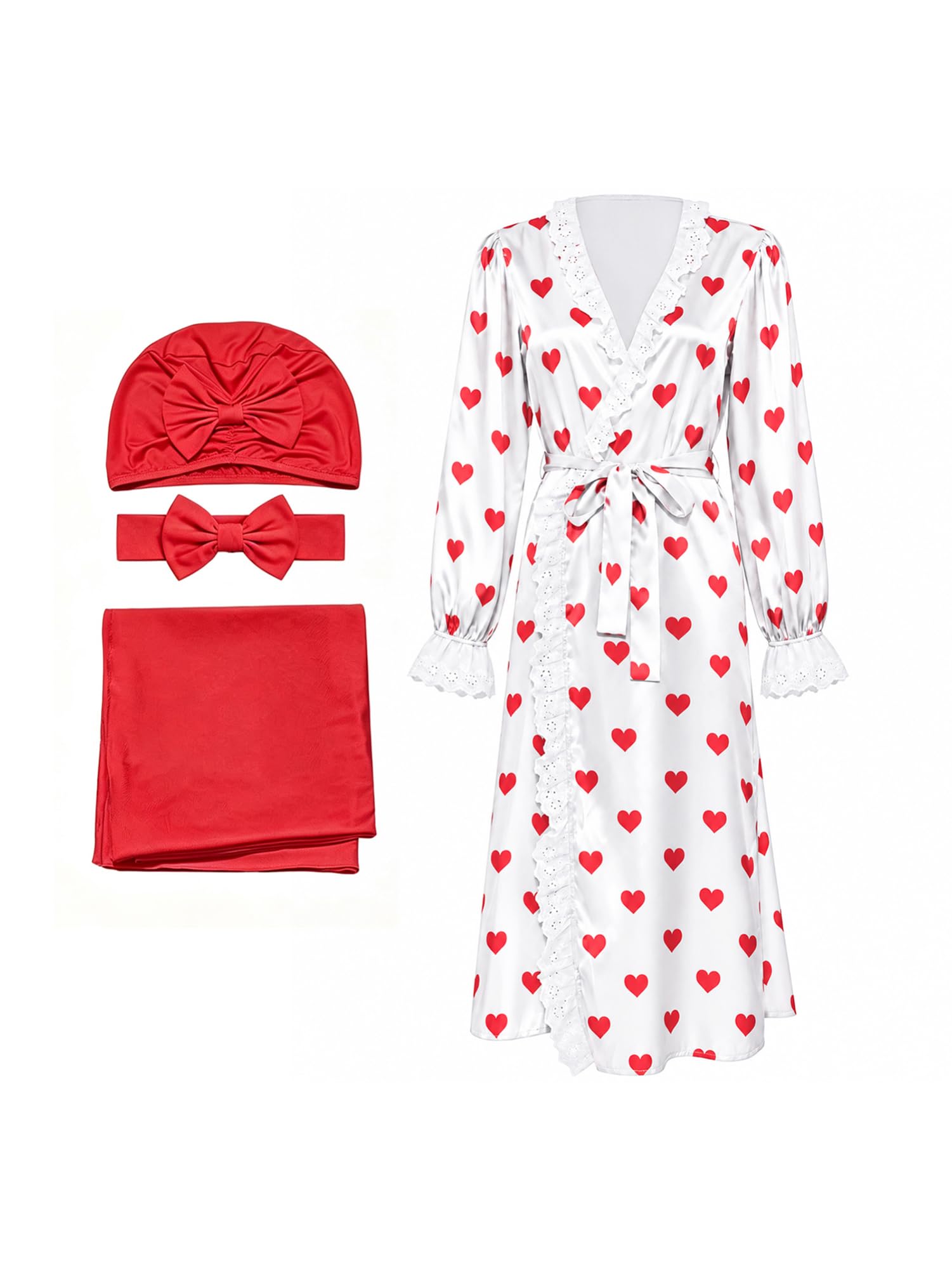 IEFIEL Femme Maman Et Moi Outfit Tenues Coordonnées Famille Tenue Familiale