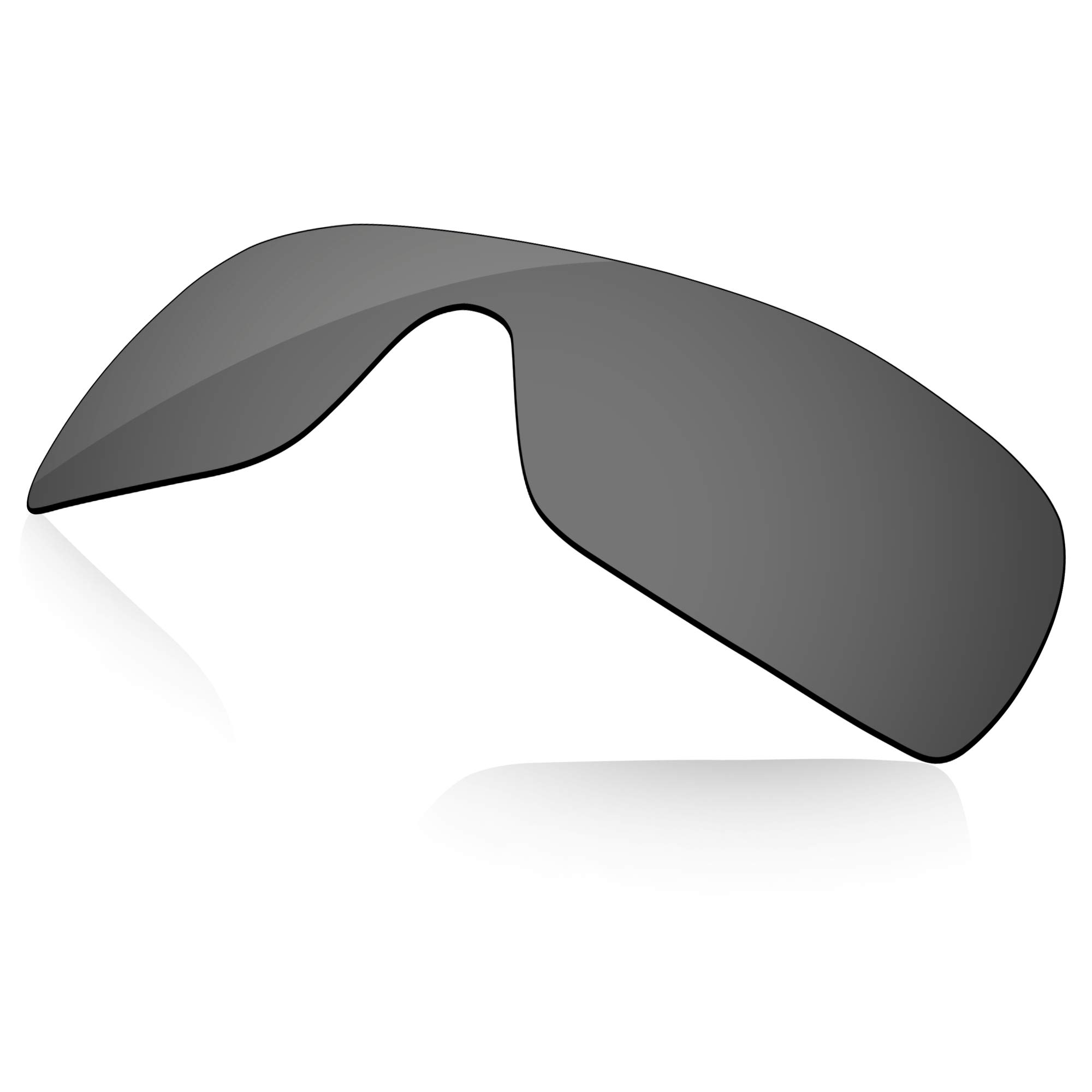 Lenzreborn Men's Bright Black - Polarized Mirrored Polarized Lens Replacet For Oakley Antix Sunglass